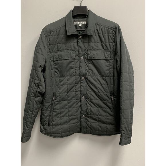 Kenneth‎ Cole New York Jacket Womens Size medium gray quilted button up Pockets - Picture 1 of 6